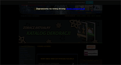 Desktop Screenshot of dekoracje.campania.pl