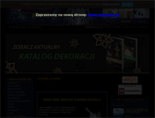 Tablet Screenshot of dekoracje.campania.pl